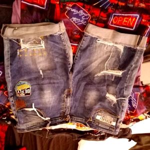 Fun jean shorts